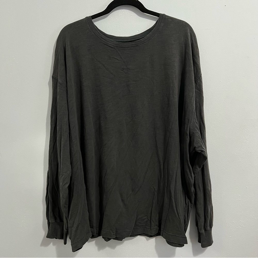 Charcoal Long Sleeve Shirt